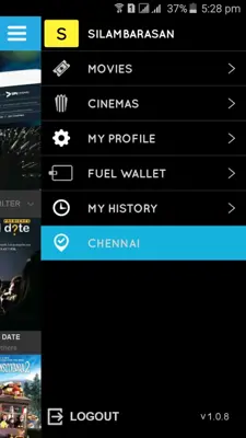 SPI Cinemas android App screenshot 2